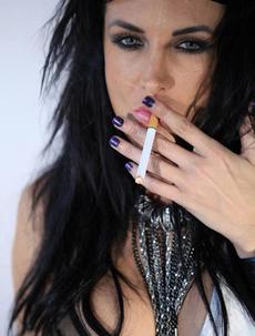 Alektra Blue Hot Smoking Lady