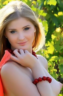Gorgeous Virgin Blonde Tina Outdoor